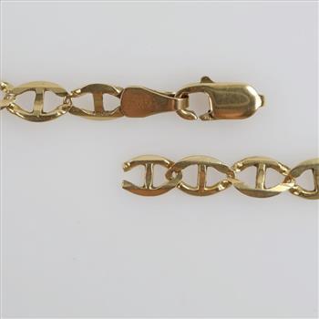 14kt Gold Mariner Chain Necklace