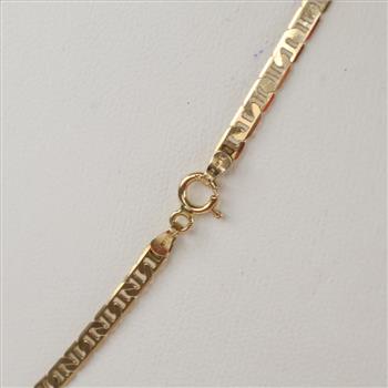 14kt Gold Mariner Chain Necklace