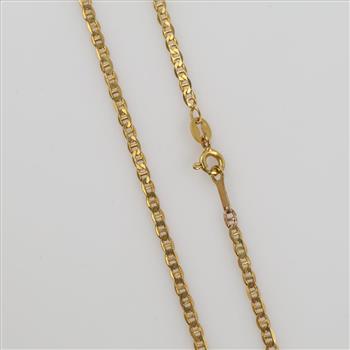 14kt Gold Mariner Chain Necklace
