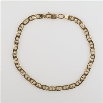14kt Gold Mariner Link Bracelet