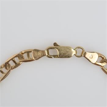 14kt Gold Mariner Link Bracelet