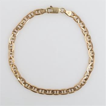 14kt Gold Mariner Link Bracelet