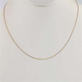 14kt Gold Mariner Link Necklace