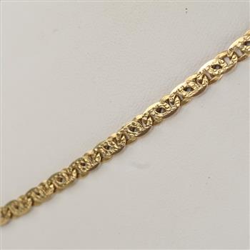 14kt Gold Mariner Link Necklace