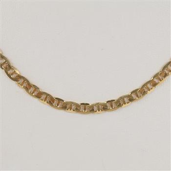 14kt Gold Mariner Link Necklace