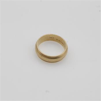 14kt Gold Miligrain Band