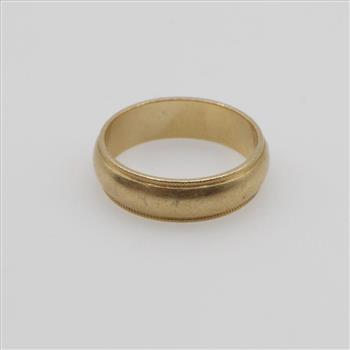 14kt Gold Miligrain Band