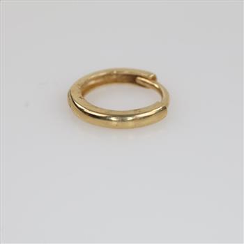 14kt Gold Mini Hoop Earring
