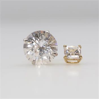 14kt Gold Mismatched Earrings