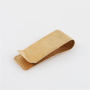 14kt Gold Money Clip