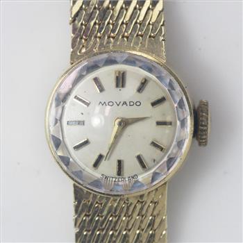 14kt Gold Movado Vintage Watch