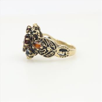 14kt Gold Multi Colored Stone Ring