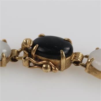 14kt Gold Multicolored Stone Bracelet
