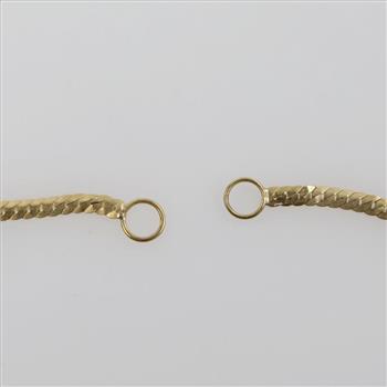 14kt Gold Name Plate Bracelet