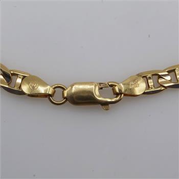 14kt Gold Name Plate Bracelet