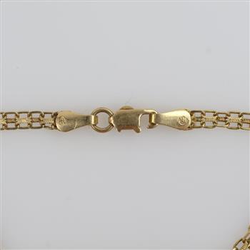 14kt Gold Name Plate Bracelet