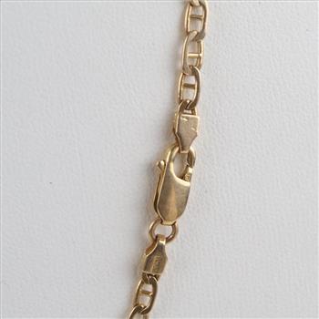 14kt Gold Name Plate Necklace