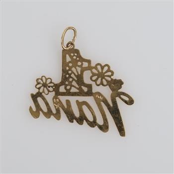 14kt Gold Nana Pendant