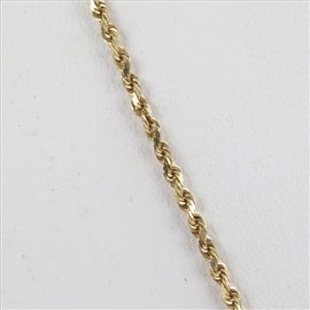 14kt Gold Necklace Opal And CZ Accent Pendant