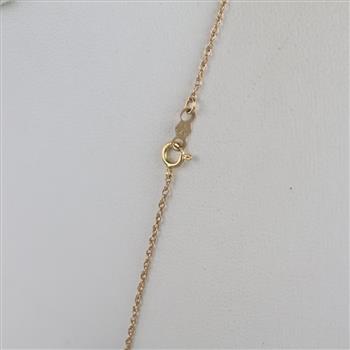 14kt Gold Necklace With Name Plate