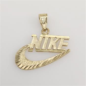 14kt Gold Nike Pendant