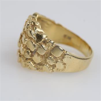 14kt Gold Nugget Ring