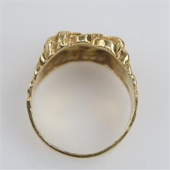 14kt Gold Nugget Ring