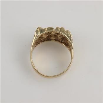 14kt Gold Nugget Ring
