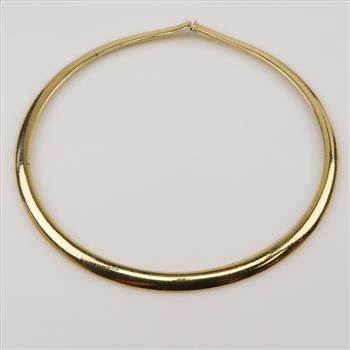 14kt Gold Omega Necklace