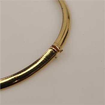 14kt Gold Omega Necklace