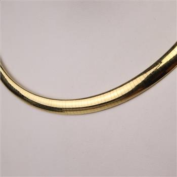 14kt Gold Omega Necklace