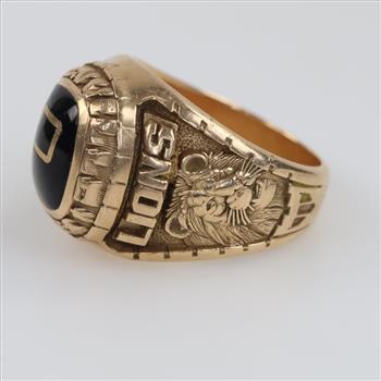 14kt Gold Onyx Class Ring