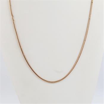 14kt Gold Open Snake Chain Necklace