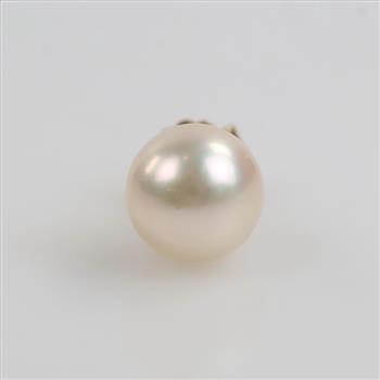 14kt Gold Pearl Earring