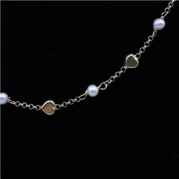 14kt Gold Pearl Necklace