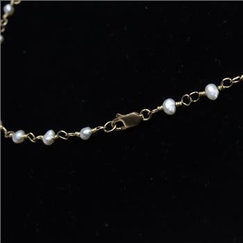 14kt Gold Pearl Necklace