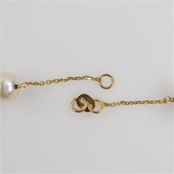 14kt Gold Pearl Necklace
