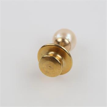 14kt Gold Pearl Pin