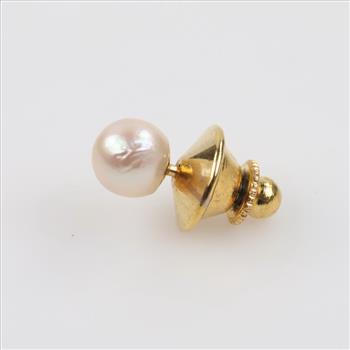 14kt Gold Pearl Pin