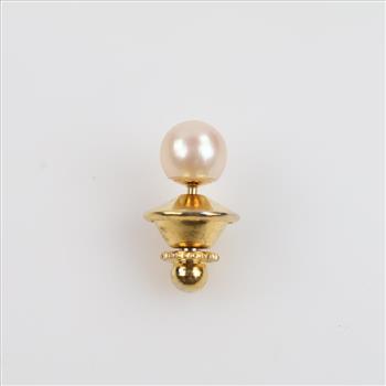 14kt Gold Pearl Pin