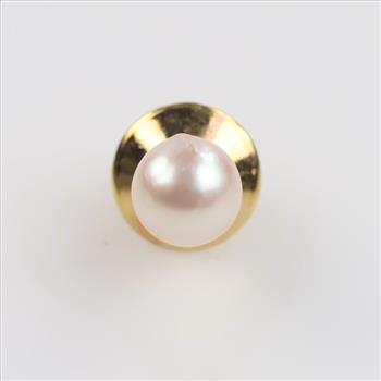 14kt Gold Pearl Pin