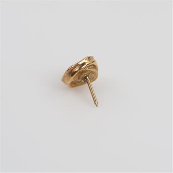 14kt Gold Pearl Tie Tack