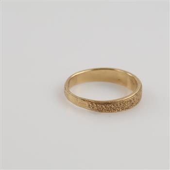 14kt Gold Petite Nugget Textured Band