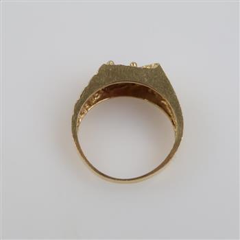 14kt Gold Pink Stone Ring