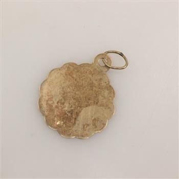 14kt Gold Pisces Pendant