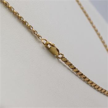 14kt Gold Popcorn Necklace