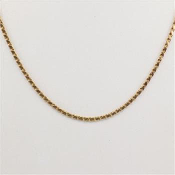 14kt Gold Popcorn Necklace