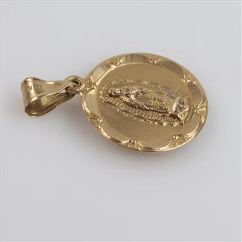 14kt Gold Reigious Pendant