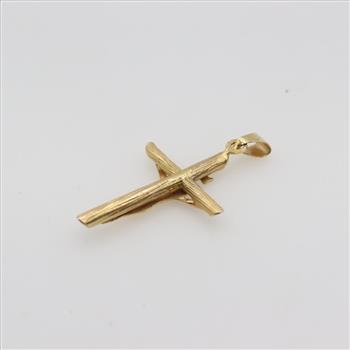 14kt Gold Religious Cross Pendant