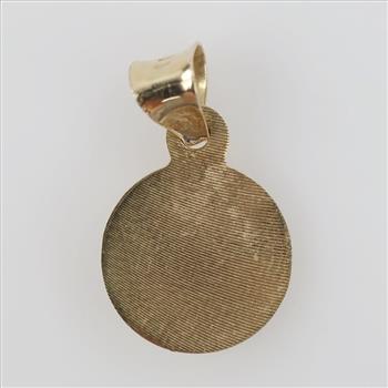 14kt Gold Religious Pendant